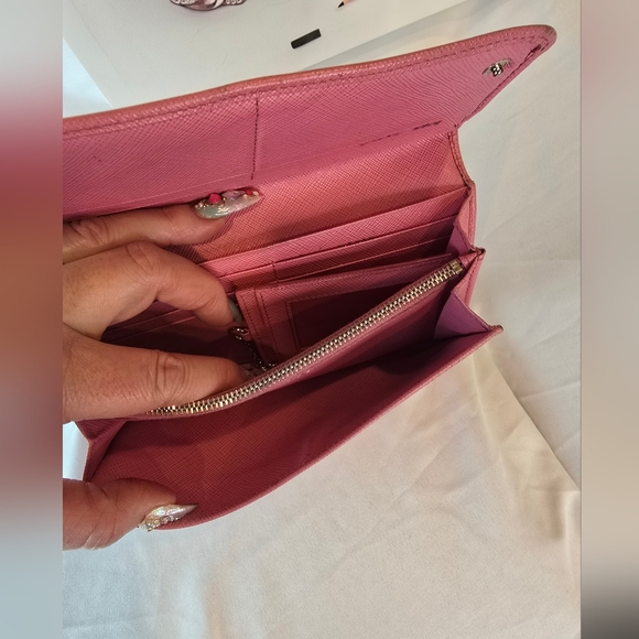 Prada pink saffiano leather protect piece - Picture 4 of 12